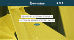 Desktop Screenshot of metalclean.be