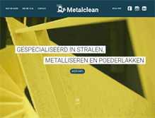 Tablet Screenshot of metalclean.be
